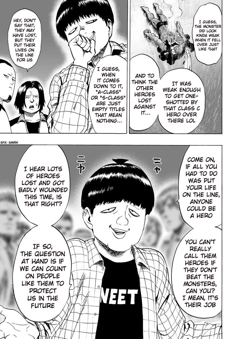 One Punch Man Manga Chapter 28 page 10 - Since It's Raining