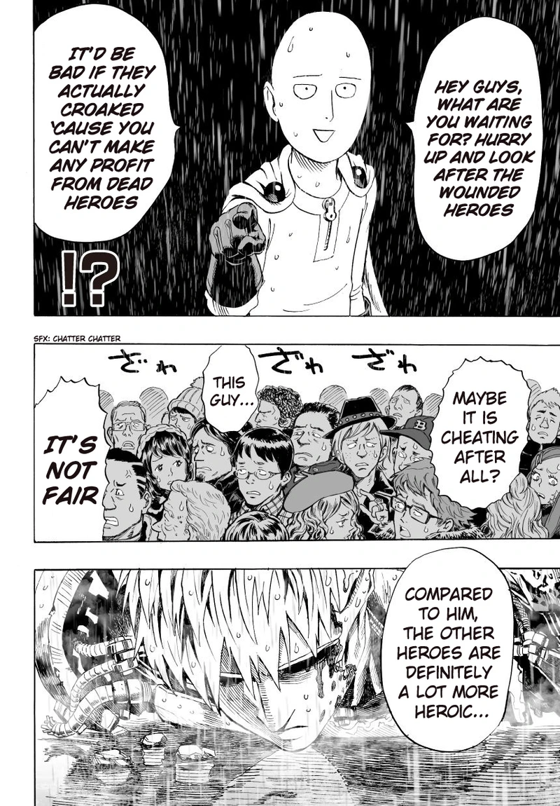 One Punch Man Manga Chapter 28 page 15 - Since It's Raining
