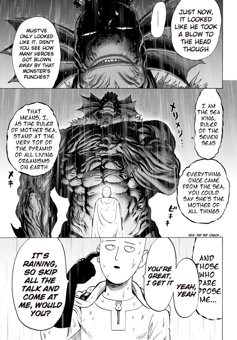 One Punch Man Manga Chapter 28 page 3 - Since It's Raining