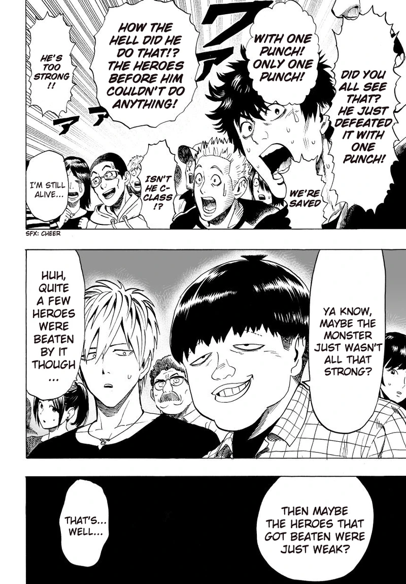 One Punch Man Manga Chapter 28 page 9 - Since It's Raining