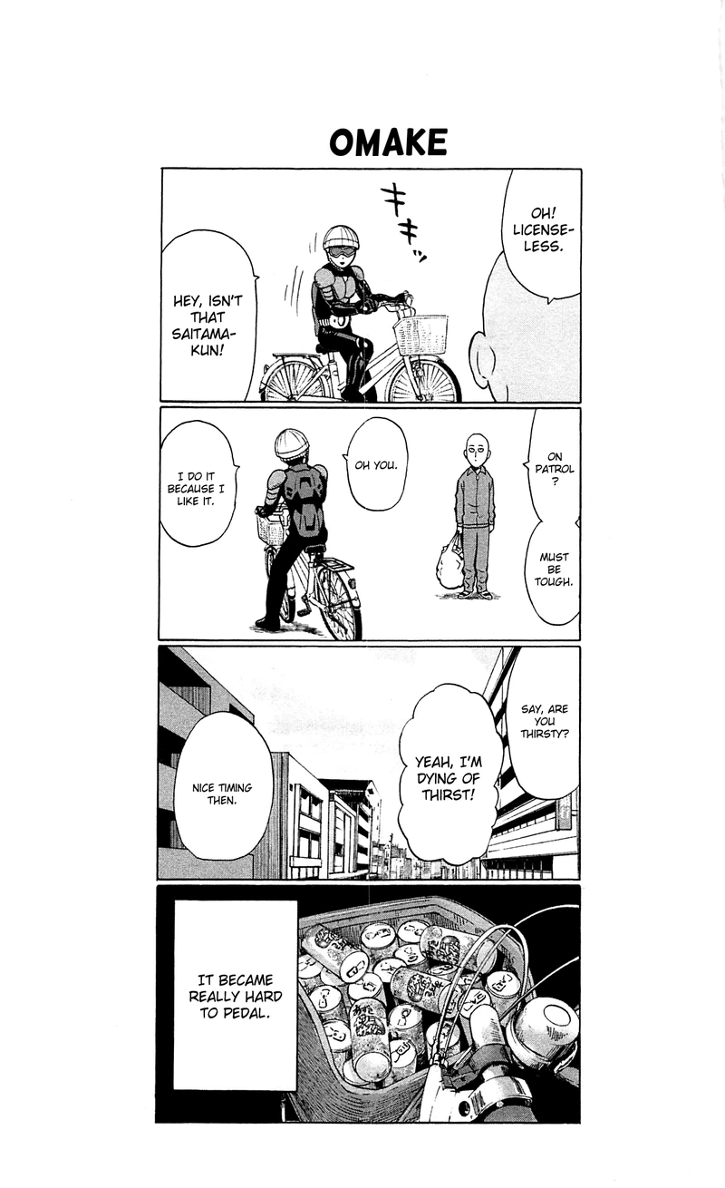 One Punch Man Manga Chapter 29.5 page 29 - What Can't Be Bought | Volume 5 Extras