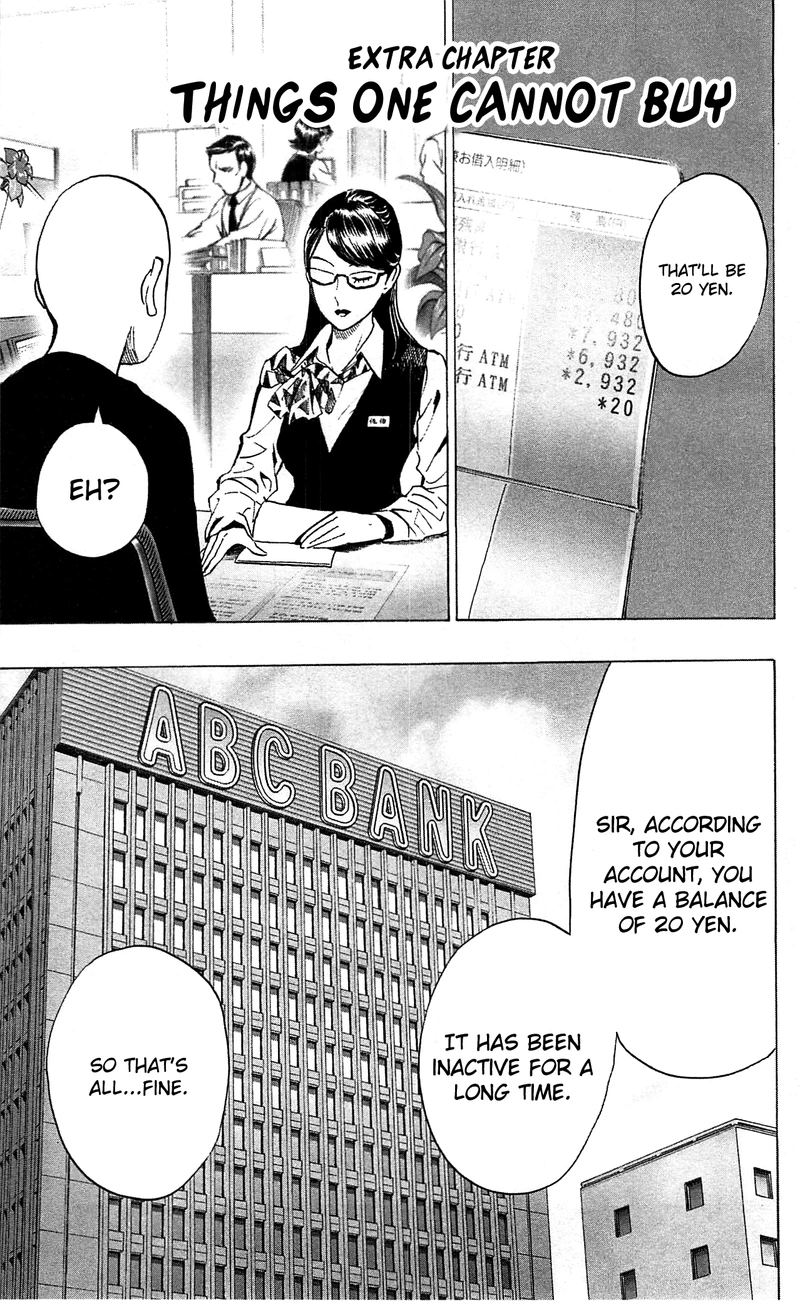 One Punch Man Manga Chapter 29.5 page 3 - What Can't Be Bought | Volume 5 Extras