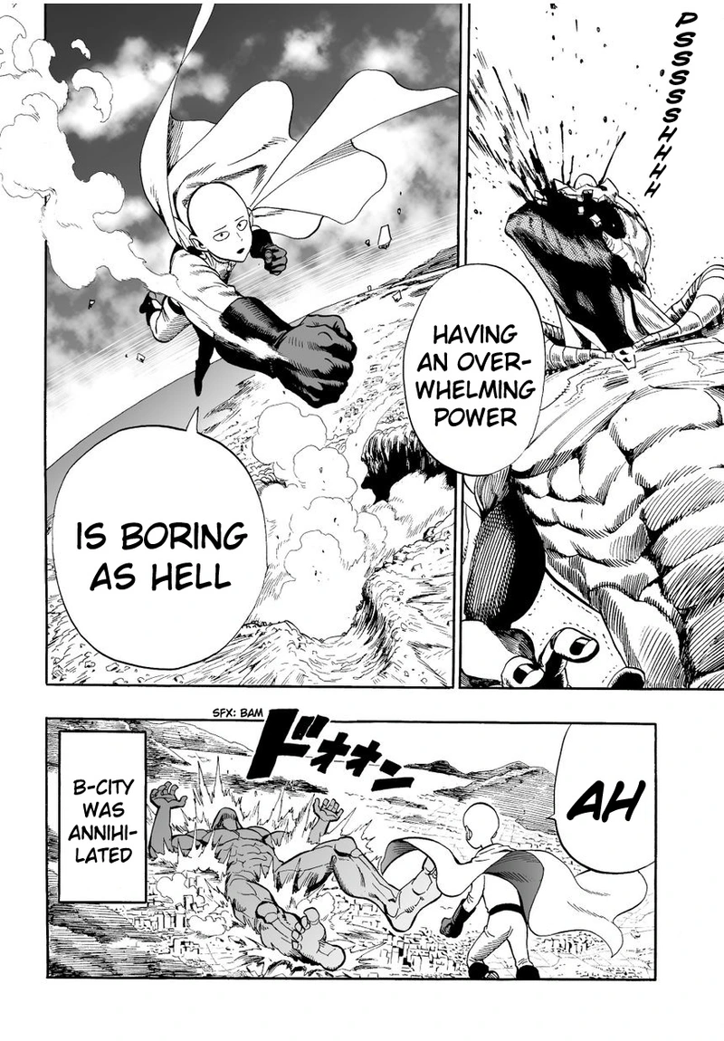 One Punch Man Manga Chapter 3 page 20 - A Dangerous Being