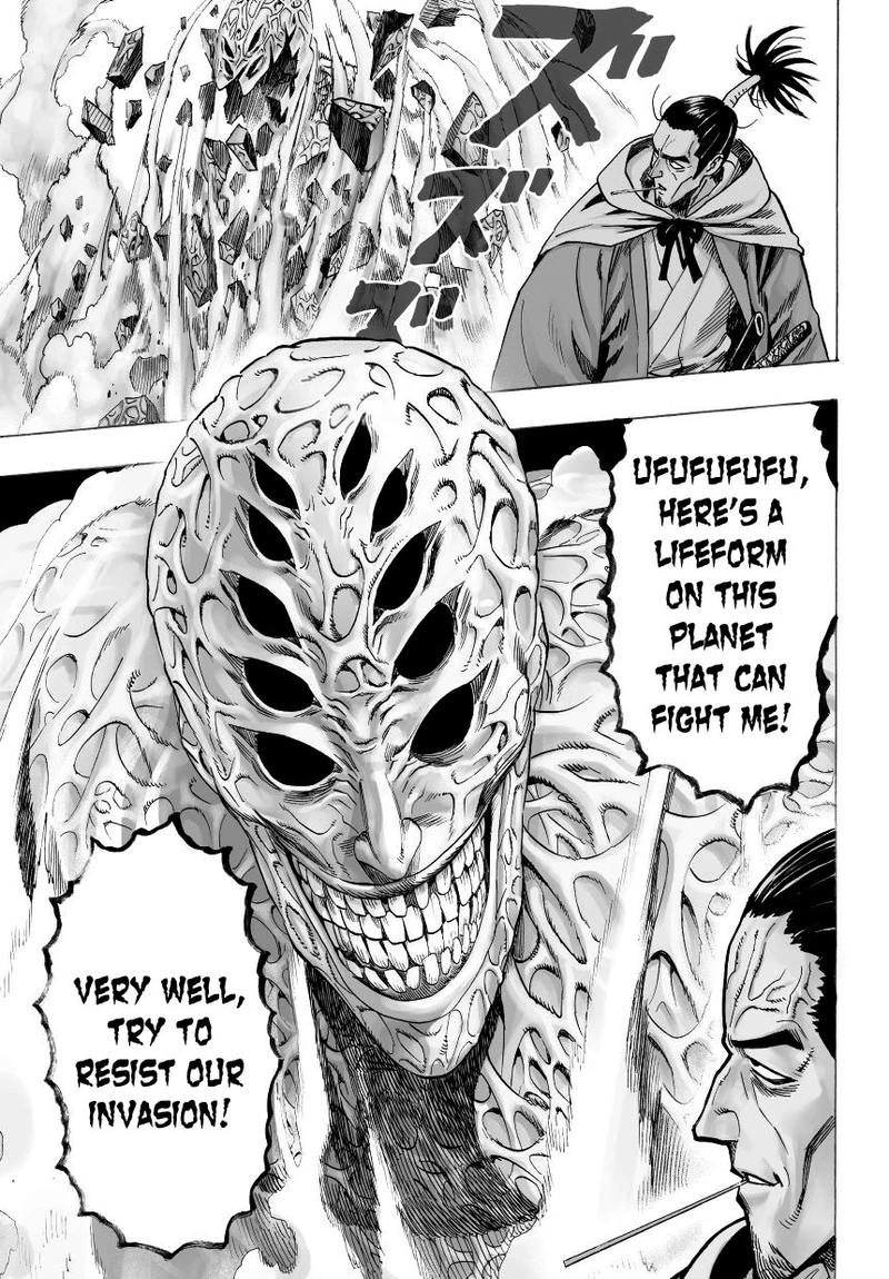 One Punch Man Manga Chapter 32 page 34 - From Space...