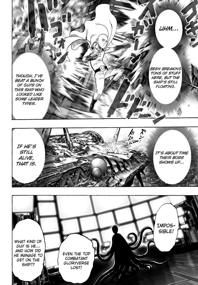 One Punch Man Manga Chapter 32 page 46 - From Space...