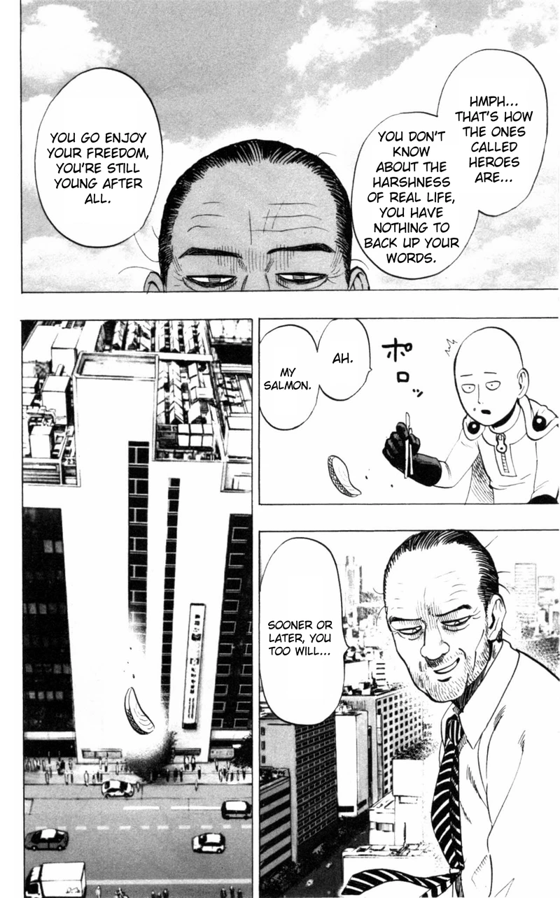One Punch Man Manga Chapter 34.5 page 10 - Salmon | Volume 6 Extras