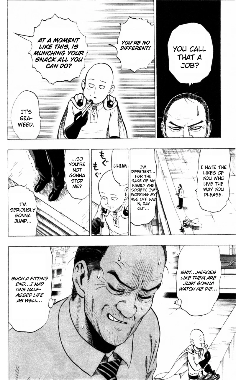 One Punch Man Manga Chapter 34.5 page 8 - Salmon | Volume 6 Extras
