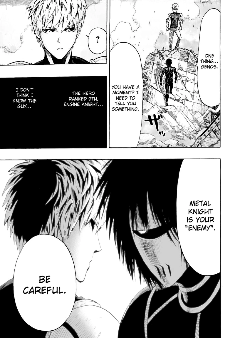 One Punch Man Manga Chapter 35 page 9 - The Fight