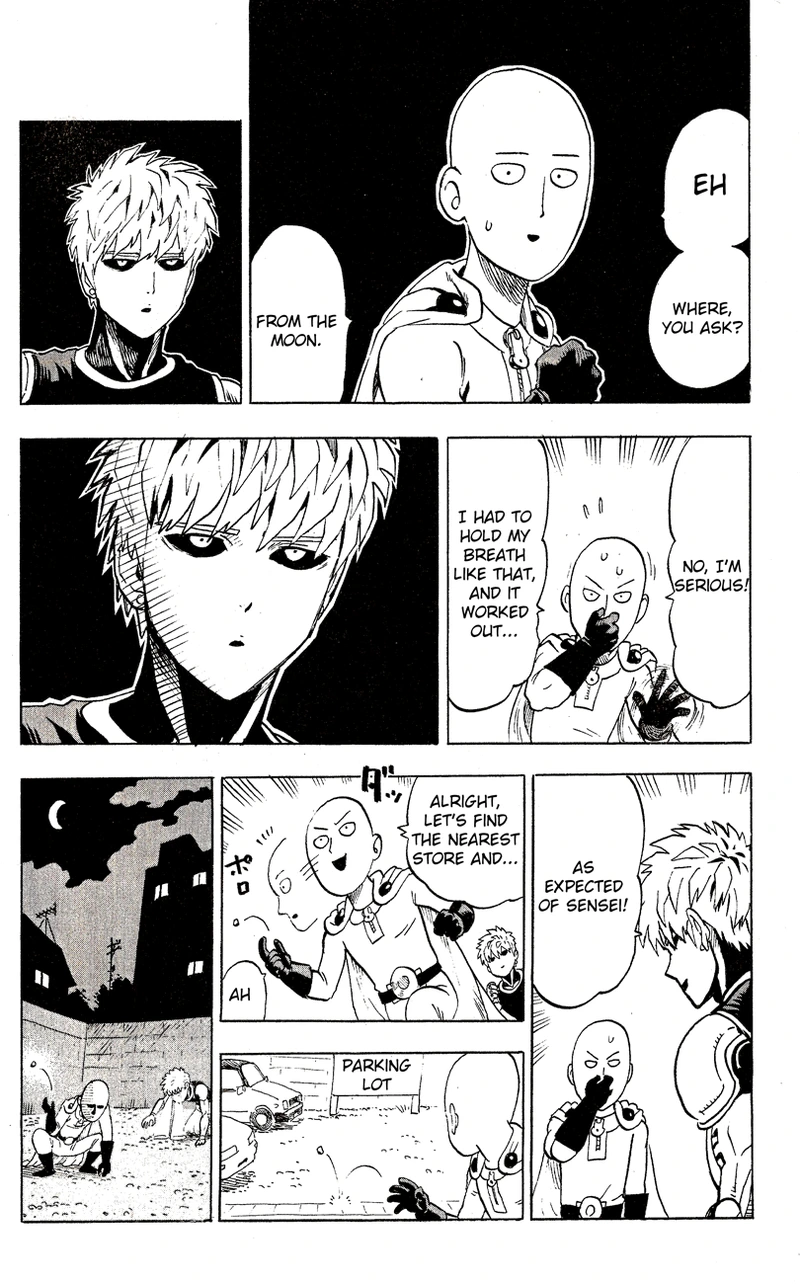 One Punch Man Manga Chapter 37.5 page 12 - Volume 7 Extras