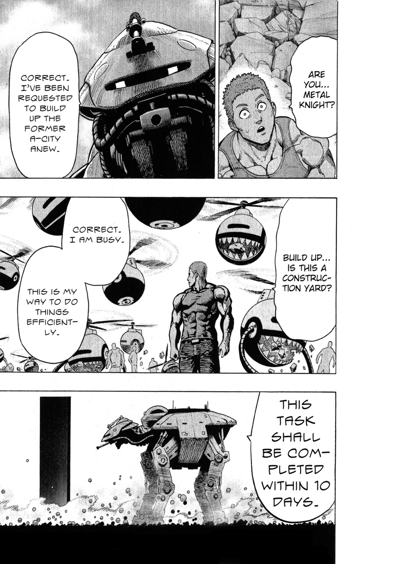 One Punch Man Manga Chapter 37.6 page 14 - Big Construction | Volume 7 Extras