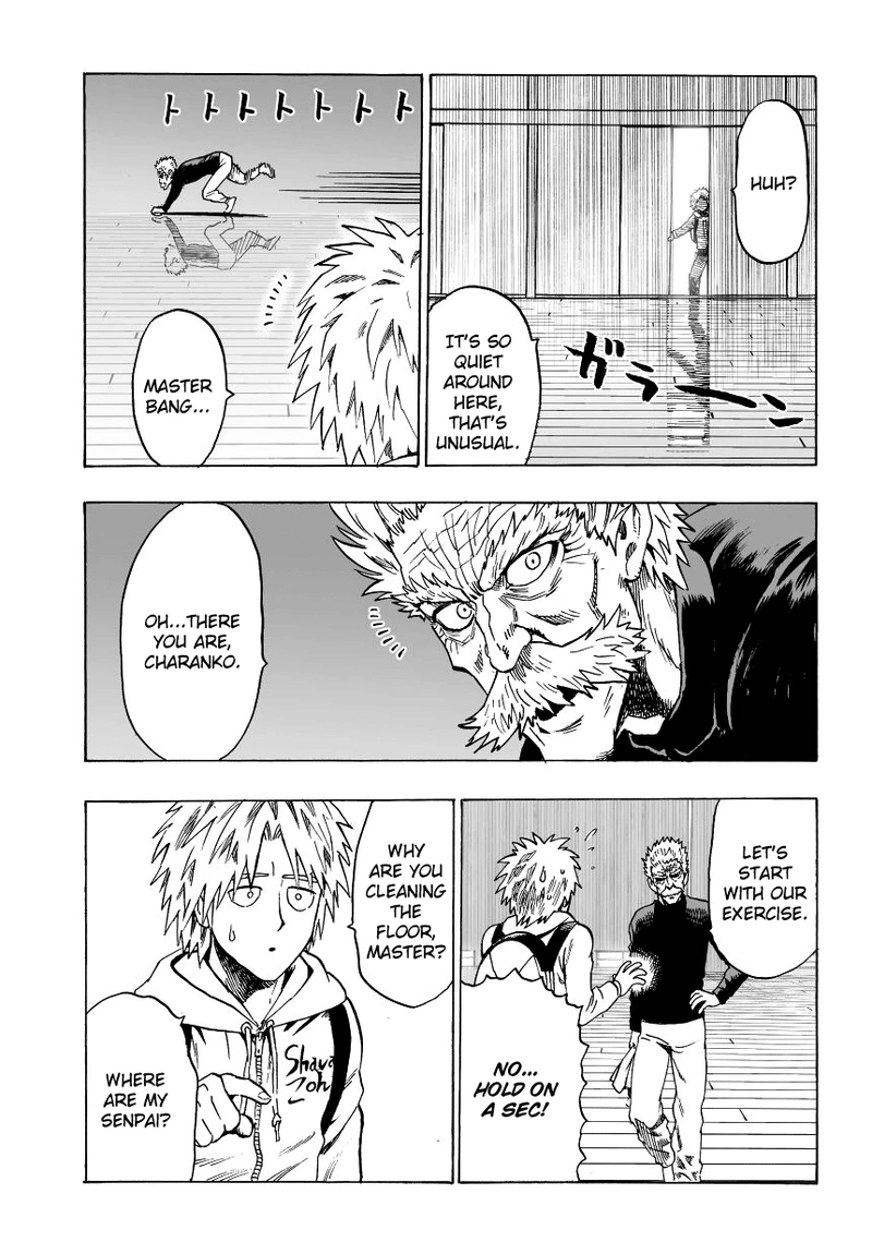 One Punch Man Manga Chapter 37.7 page 3 - Recollection Of A Most Sincere Apprentice | Volume 7 Extras