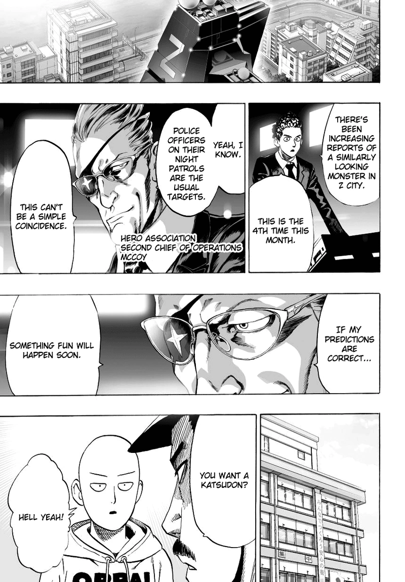 One Punch Man Manga Chapter 37.8 page 6 - Pork Cutlet Bowl | Volume 7 Extras