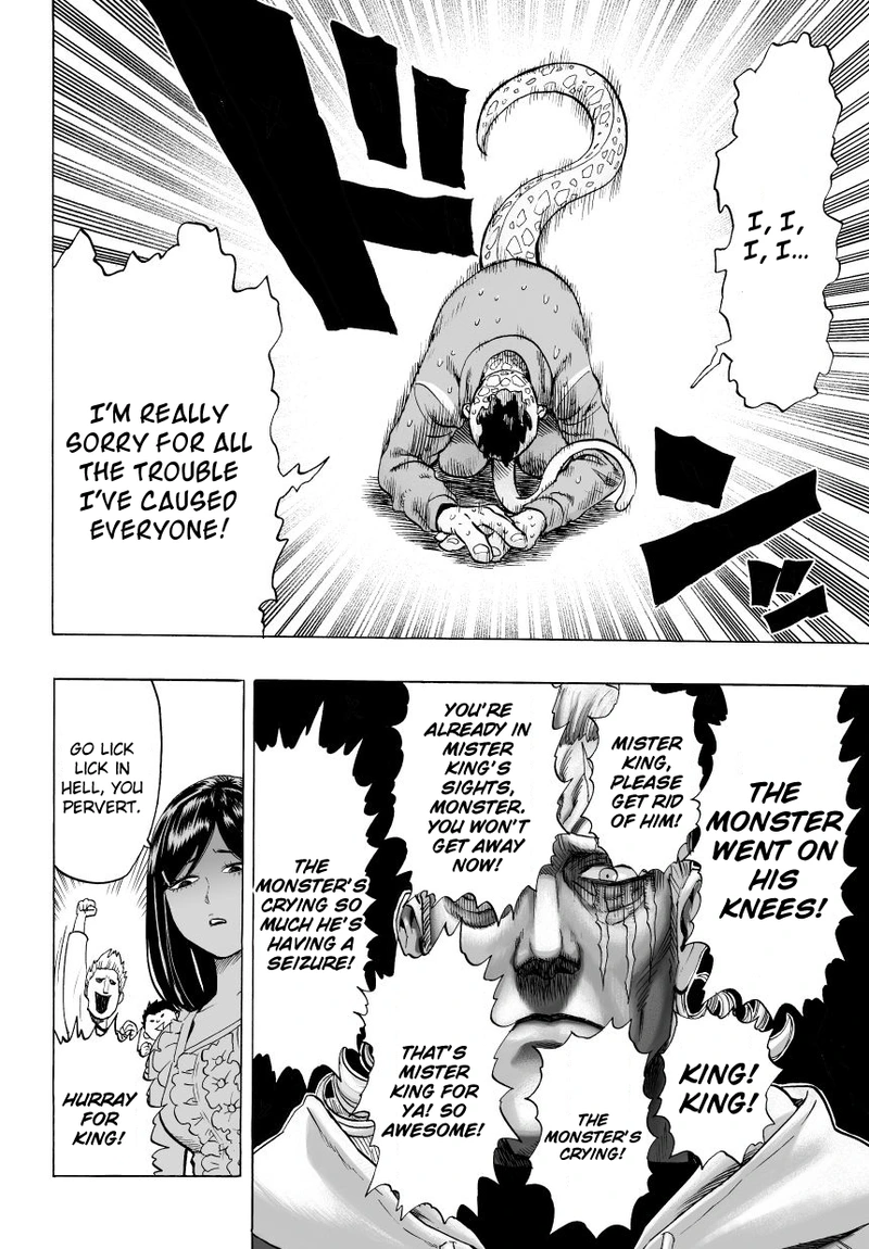 One Punch Man Manga Chapter 38 page 8 - King