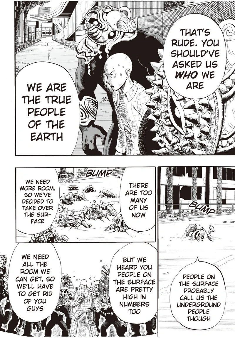 One Punch Man Manga Chapter 4 page 8 - Dark Undergrounders