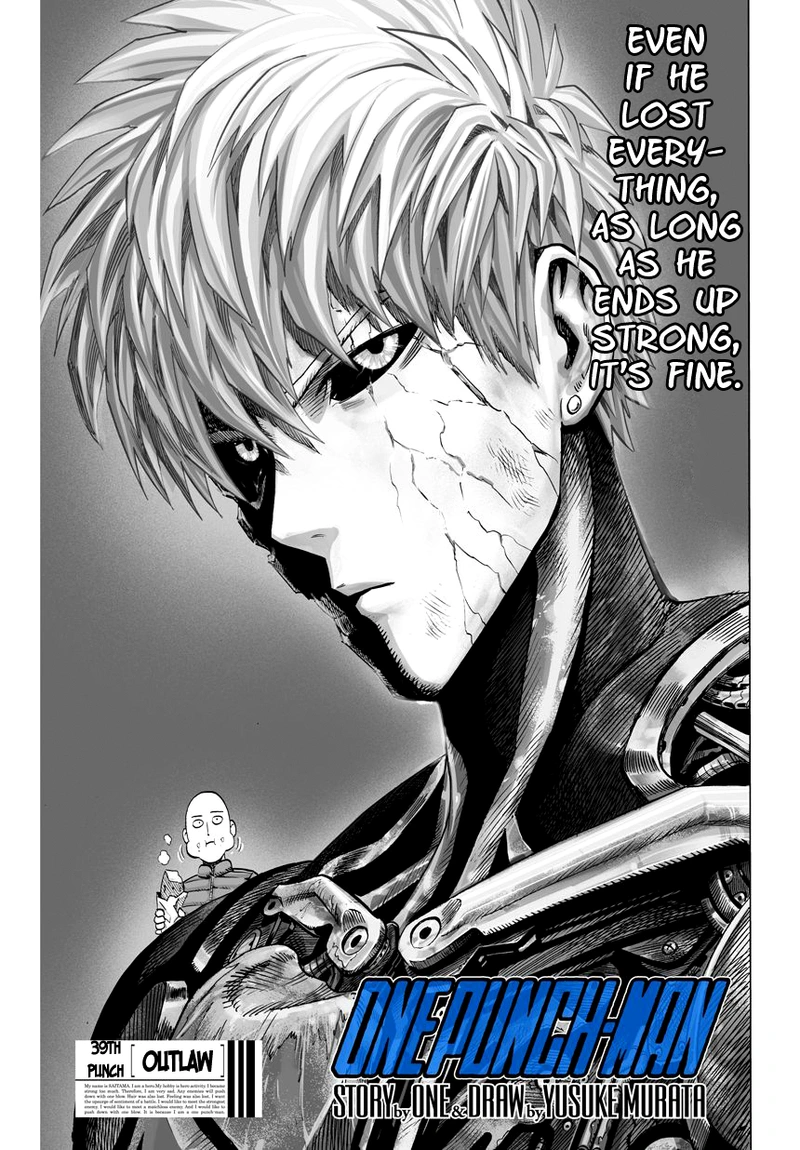 One Punch Man Manga Chapter 40 page 1 - Outlaw