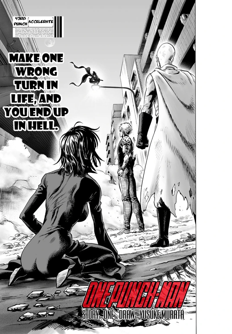 One Punch Man Manga Chapter 44 page 1 - Accelerate