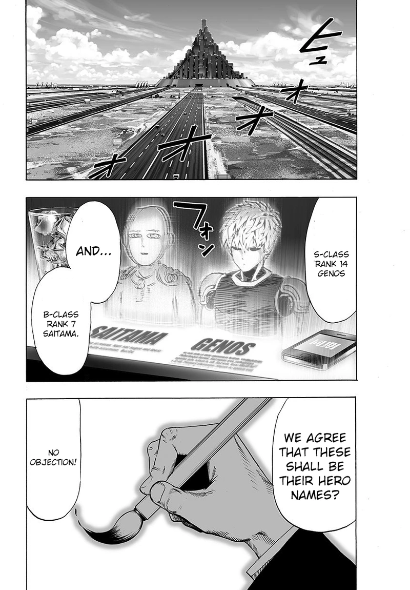 One Punch Man Manga Chapter 45 page 18 - Hero Name