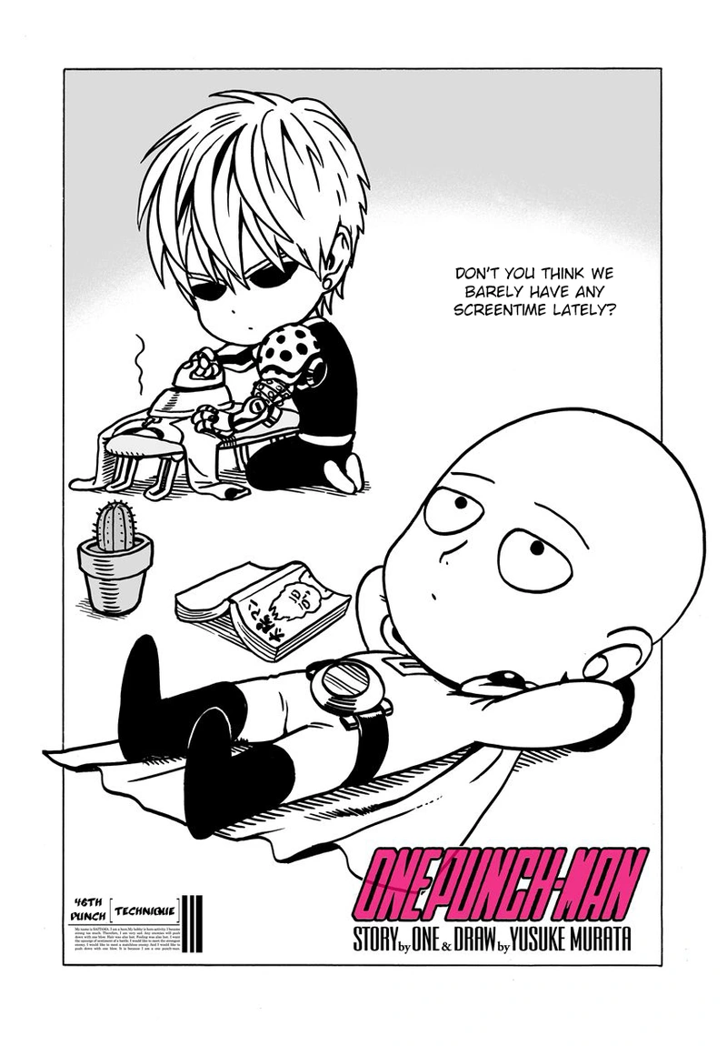 One Punch Man Manga Chapter 47 page 1 - Technique