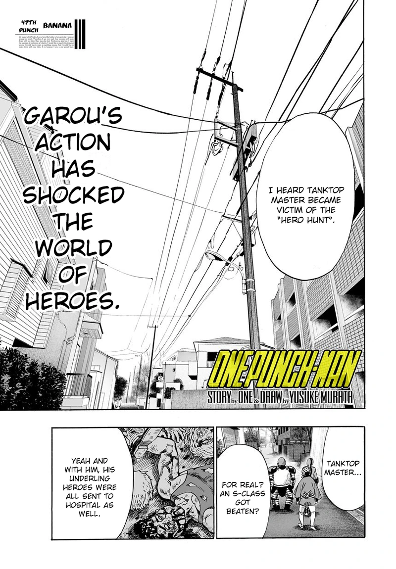 One Punch Man Manga Chapter 48 page 1 - Banana