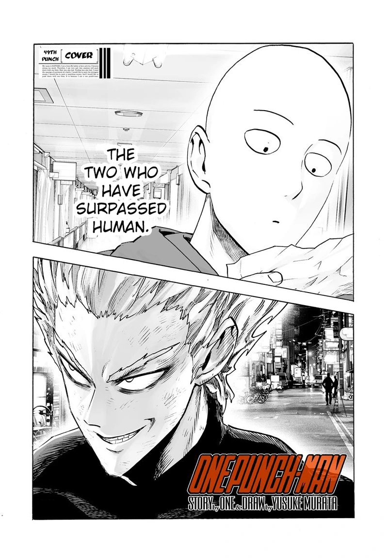 One Punch Man Manga Chapter 50 page 1 - Ride in Tone!