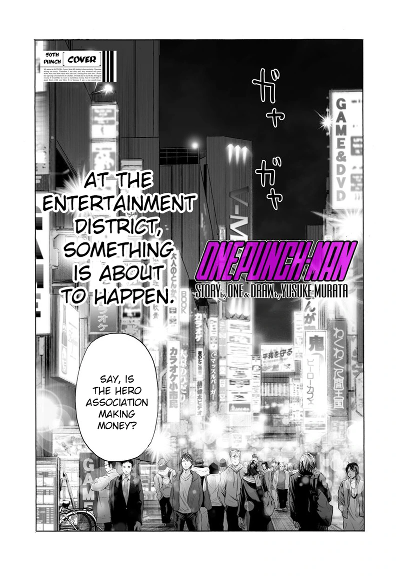One Punch Man Manga Chapter 51 page 1 - Headgear
