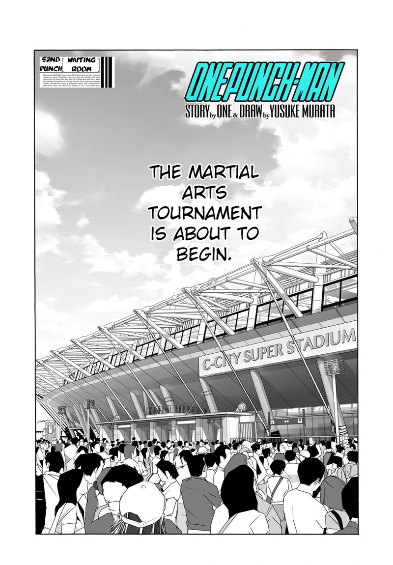 One Punch Man Manga Chapter 53 page 1 - Waiting Room