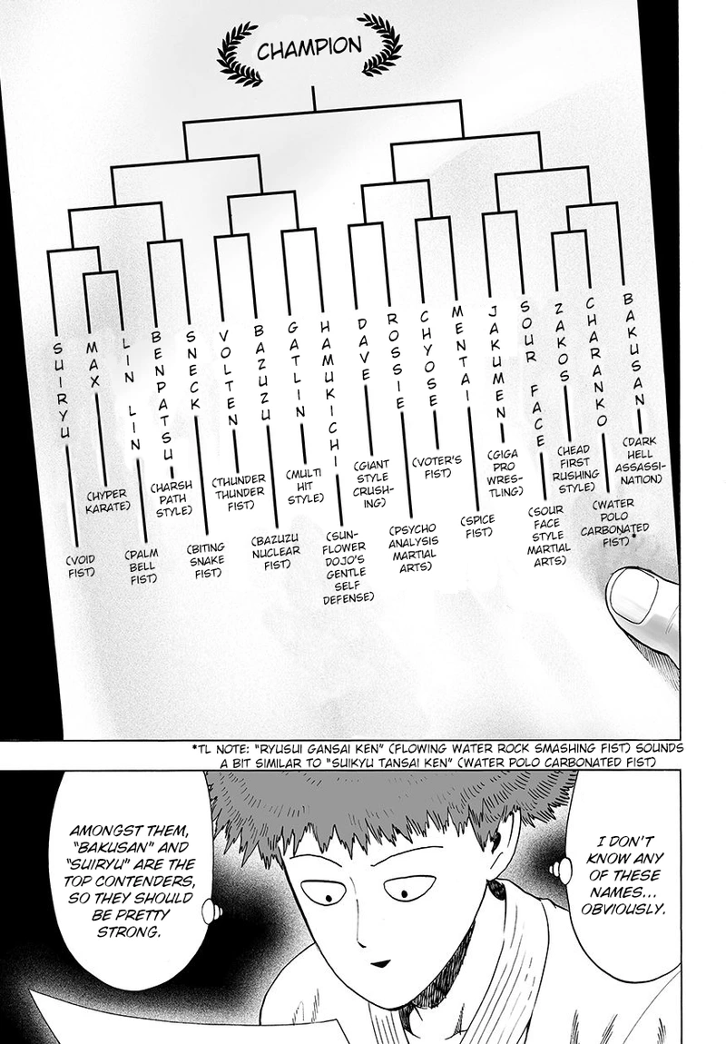 One Punch Man Manga Chapter 53 page 3 - Waiting Room