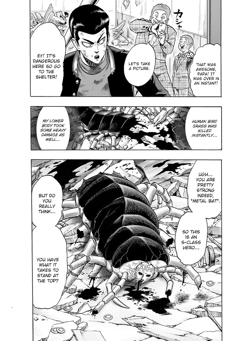 One Punch Man Manga Chapter 54 page 3 - Centipede