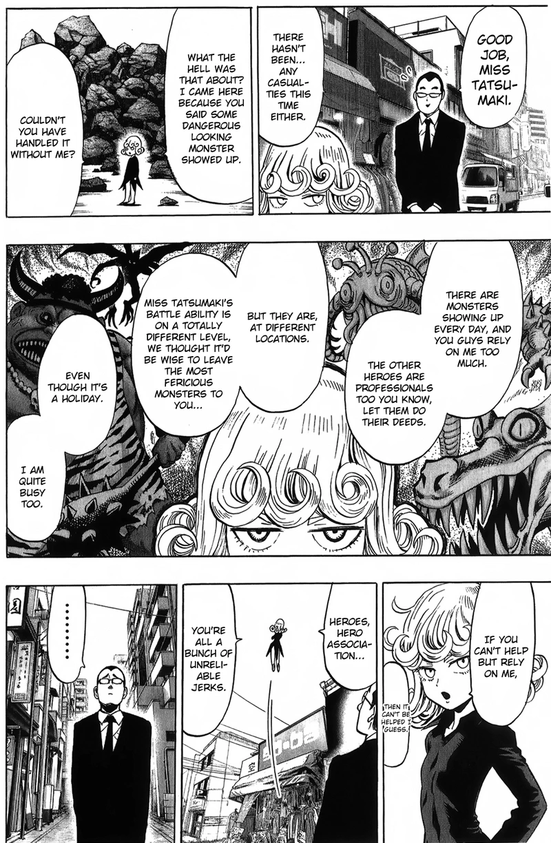 One Punch Man Manga Chapter 55.6 page 4 - Tatsumaki's Day Off | Volume 10 Extras