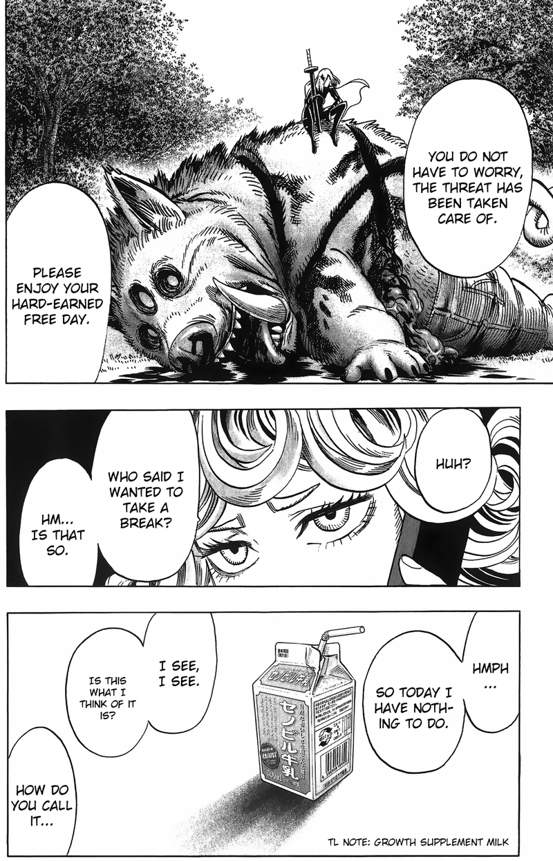 One Punch Man Manga Chapter 55.6 page 6 - Tatsumaki's Day Off | Volume 10 Extras