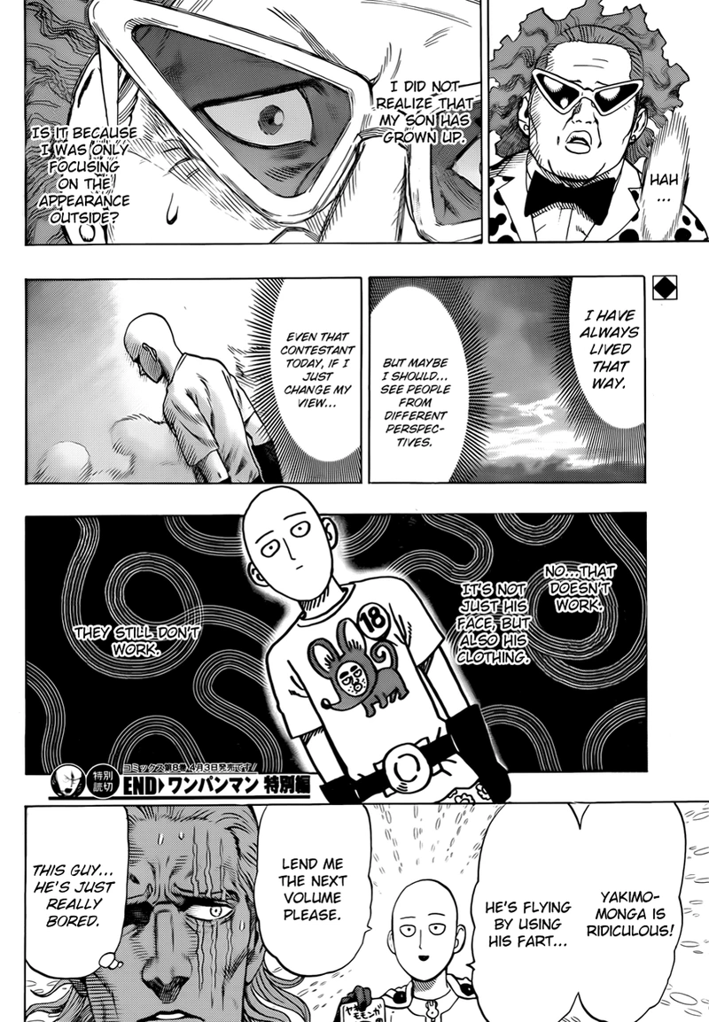 One Punch Man Manga Chapter 55.7 page 20 - Sense | Volume 10 Extras