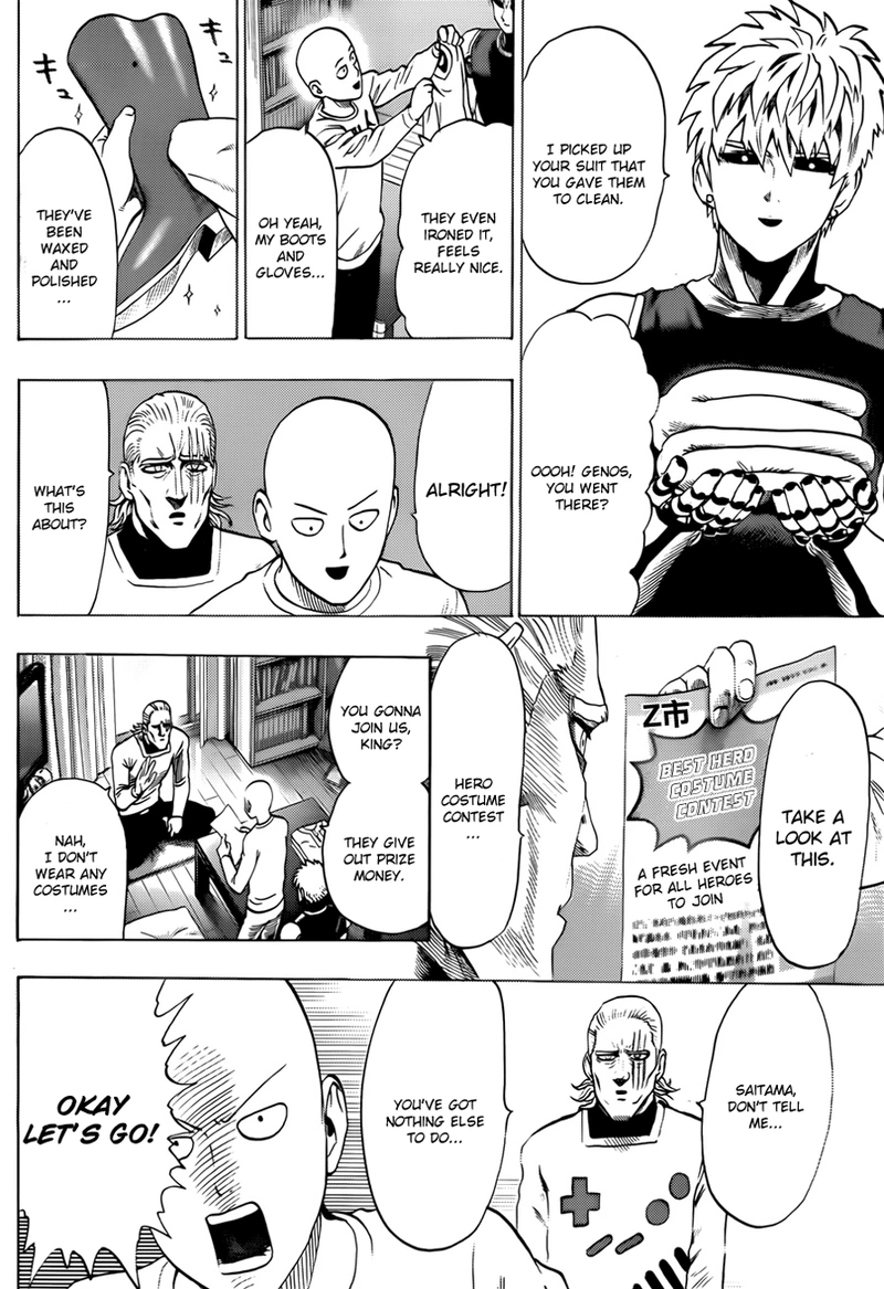 One Punch Man Manga Chapter 55.7 page 3 - Sense | Volume 10 Extras