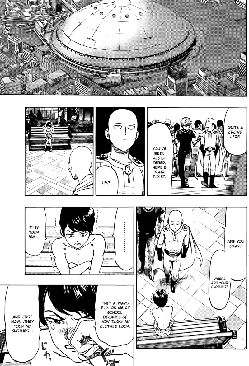 One Punch Man Manga Chapter 55.7 page 4 - Sense | Volume 10 Extras