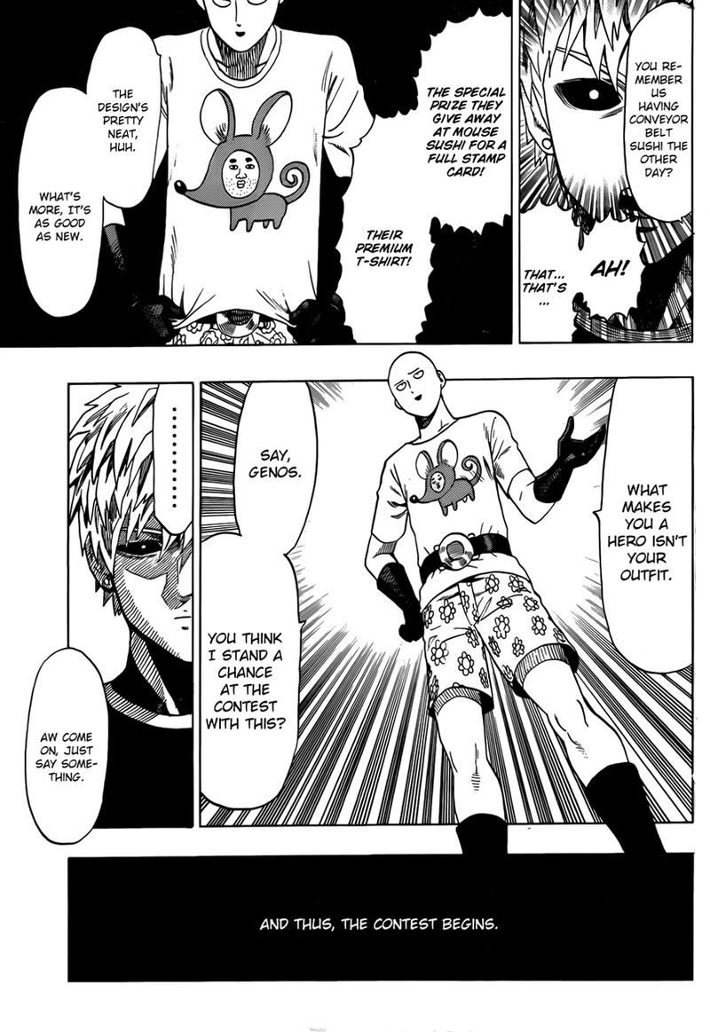 One Punch Man Manga Chapter 55.7 page 6 - Sense | Volume 10 Extras