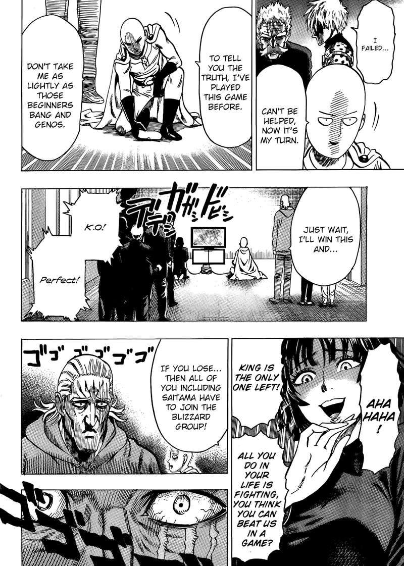 One Punch Man Manga Chapter 55.8 page 12 - Numbers | Volume 10 Extras