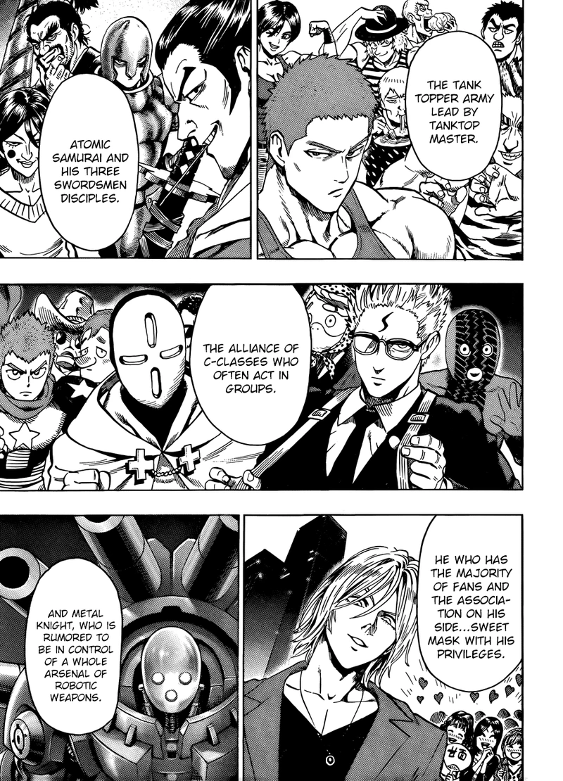 One Punch Man Manga Chapter 55.8 page 3 - Numbers | Volume 10 Extras