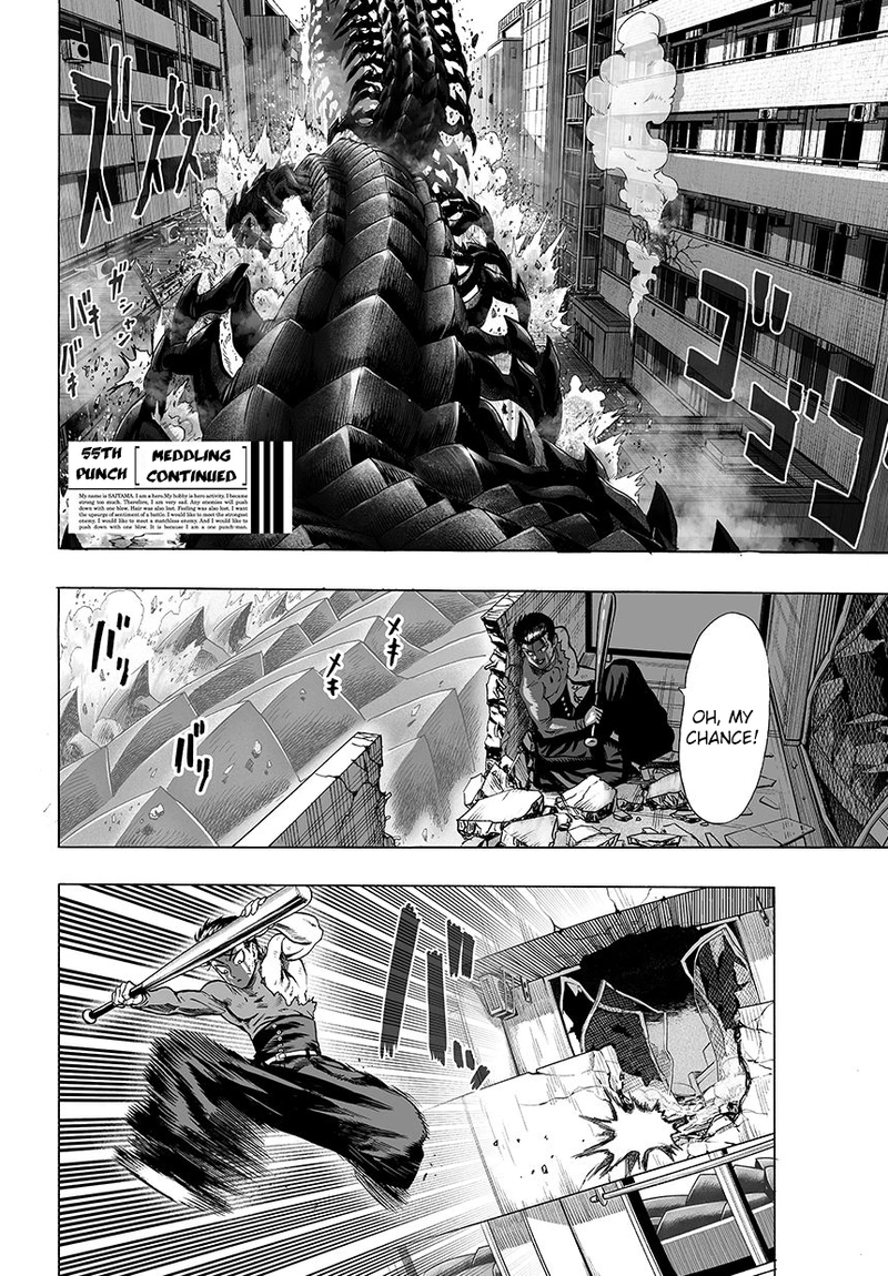One Punch Man Manga Chapter 57 page 2 - Interruption