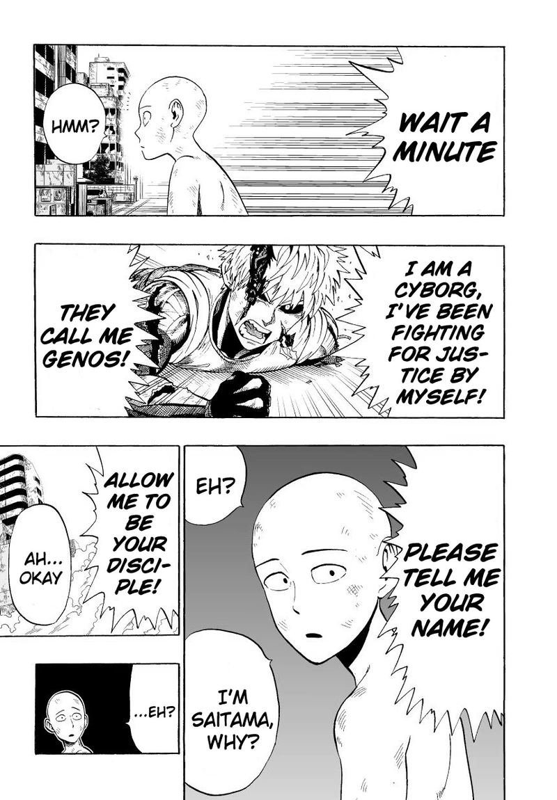 One Punch Man Manga Chapter 6 page 24 - Saitama