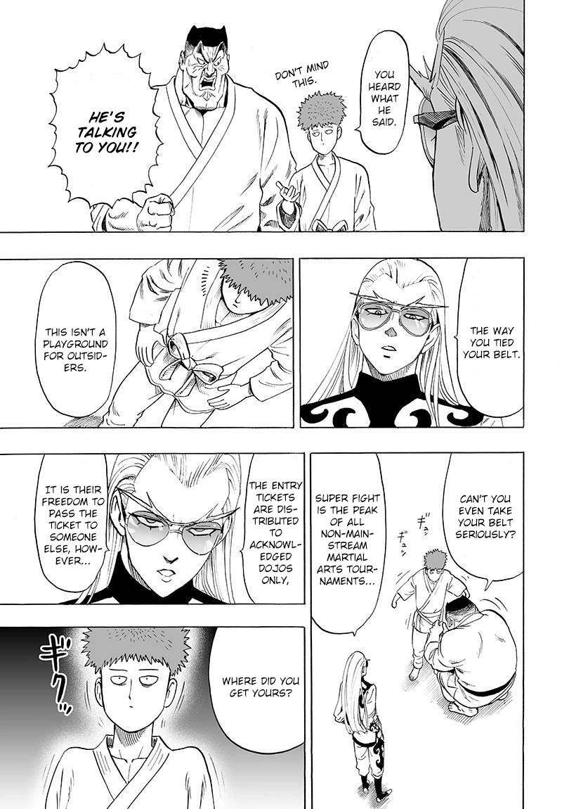 One Punch Man Manga Chapter 60 page 15 - Entering the Stadium