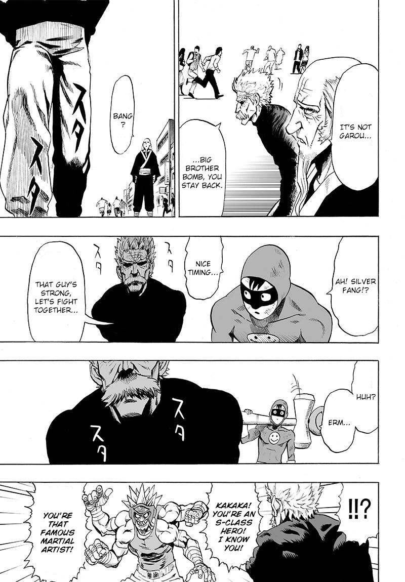 One Punch Man Manga Chapter 60 page 21 - Entering the Stadium