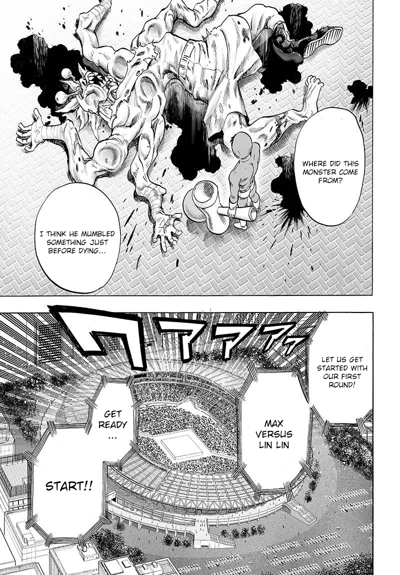 One Punch Man Manga Chapter 60 page 26 - Entering the Stadium