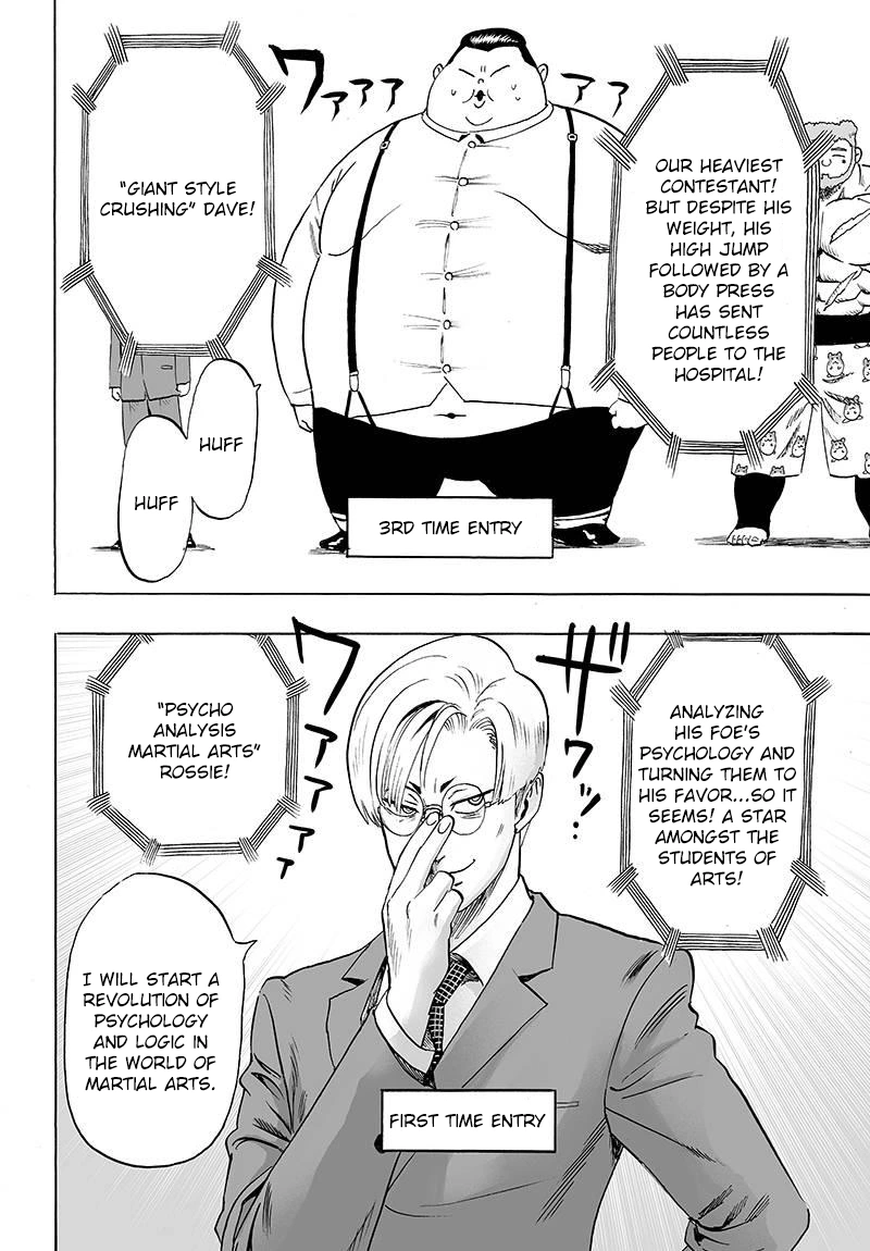 One Punch Man Manga Chapter 60 page 6 - Entering the Stadium