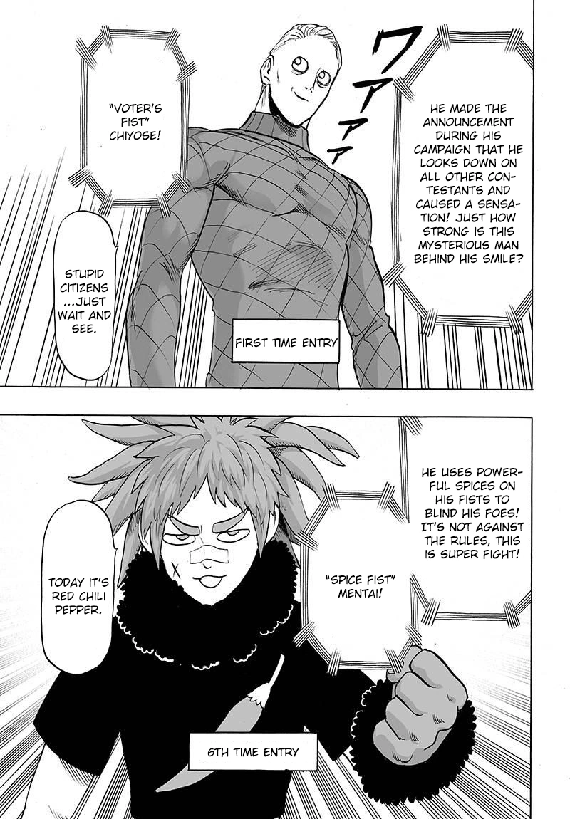 One Punch Man Manga Chapter 60 page 7 - Entering the Stadium