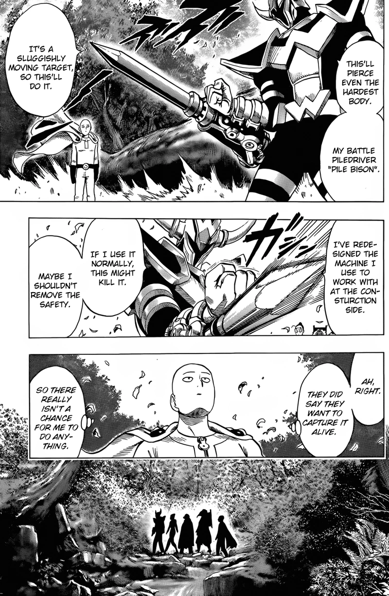 One Punch Man Manga Chapter 61.6 page 13 - Squadron | Volume 11 Extras