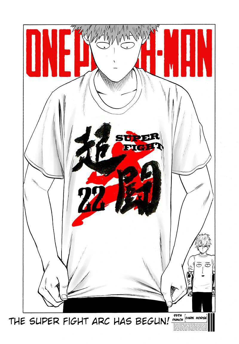One Punch Man Manga Chapter 61 page 1 - Dark Horse