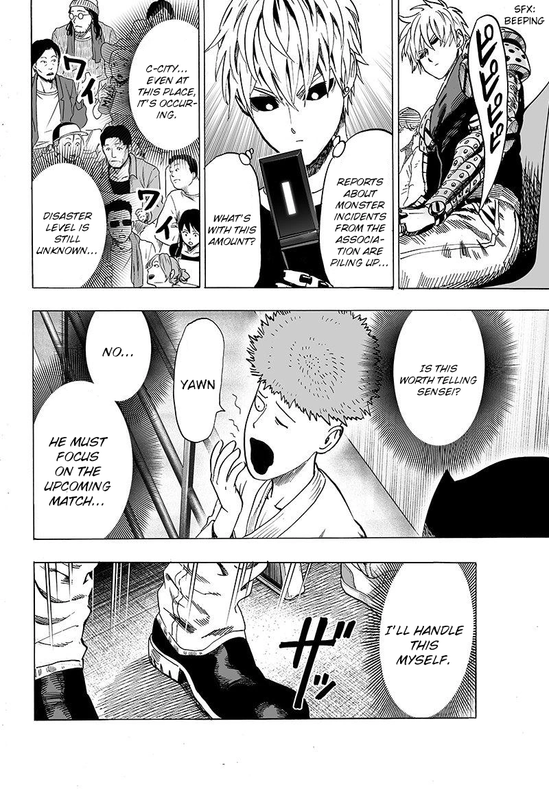 One Punch Man Manga Chapter 62 page 22 - Reason for Seeking