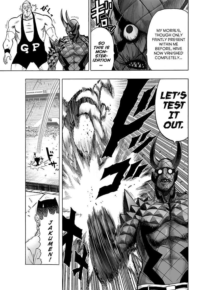 One Punch Man Manga Chapter 72 page 19 - Monsterization
