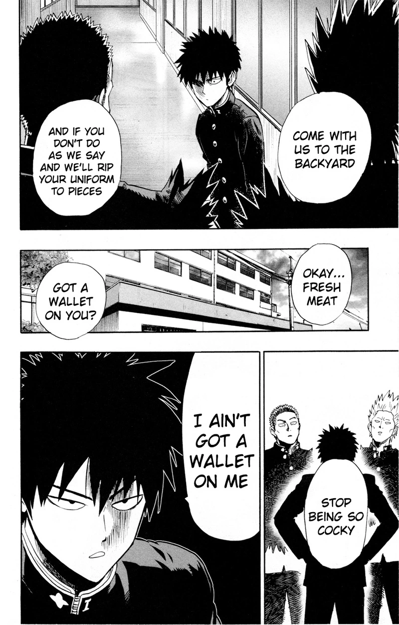 One Punch Man Manga Chapter 8.5 page 12 - 200 Yen | Volume 1 Extras