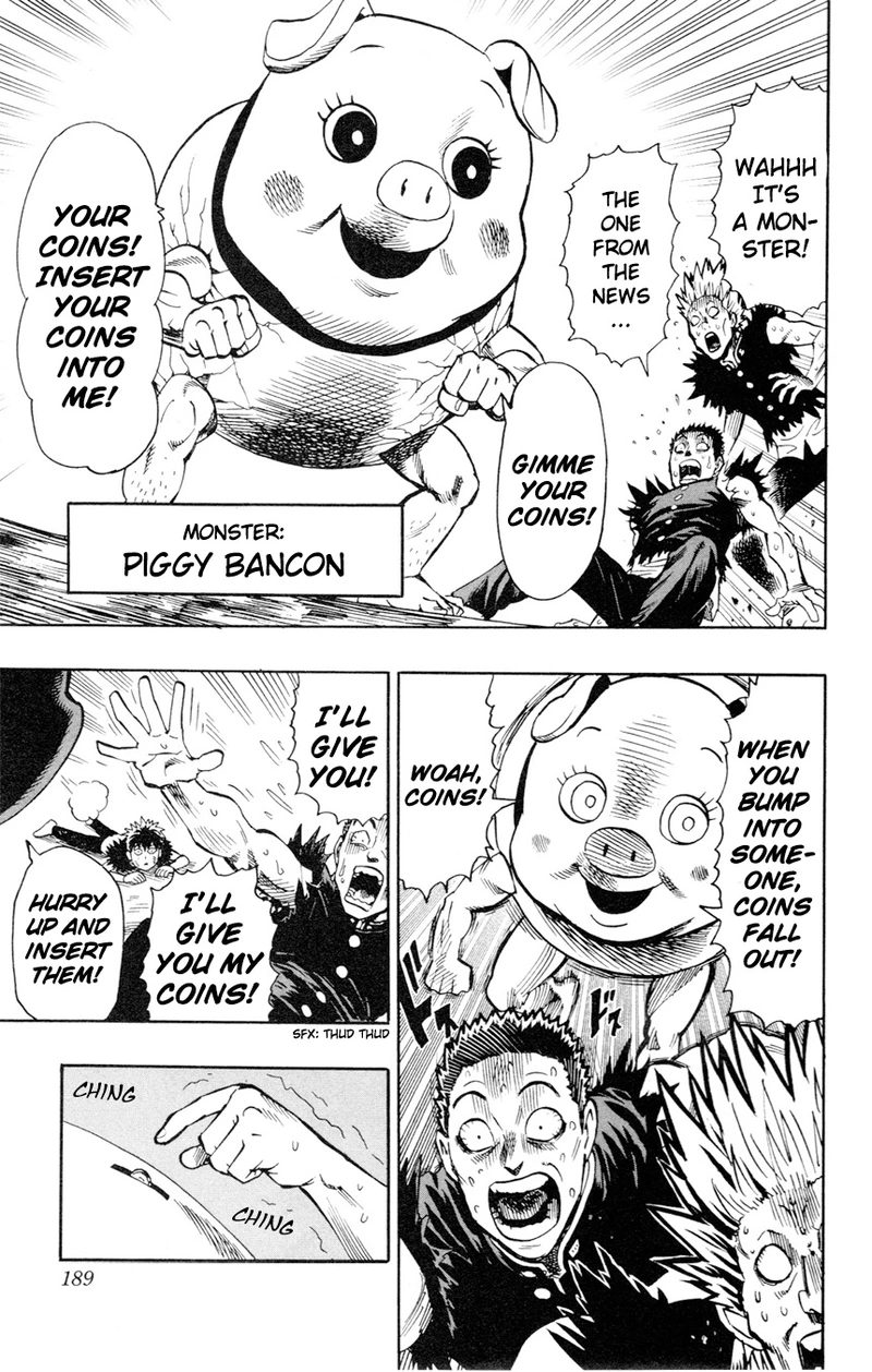 One Punch Man Manga Chapter 8.5 page 15 - 200 Yen | Volume 1 Extras