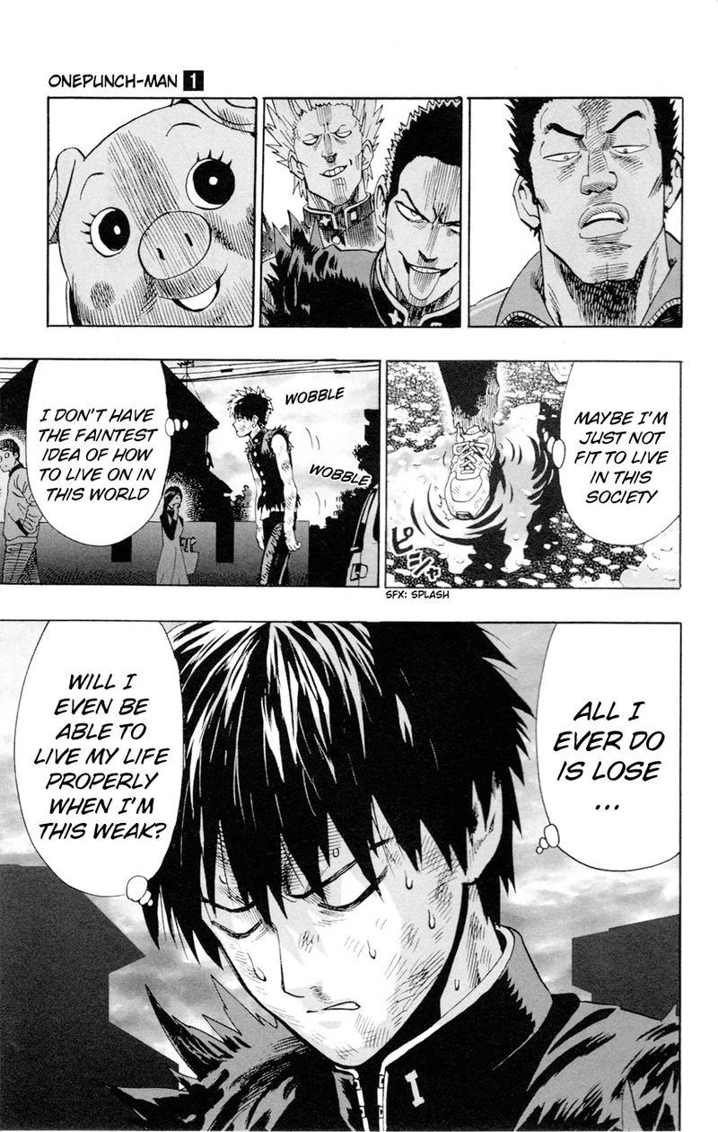 One Punch Man Manga Chapter 8.5 page 21 - 200 Yen | Volume 1 Extras